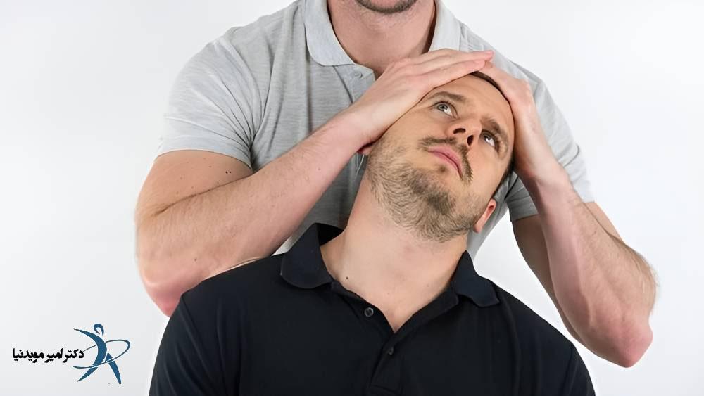 تست اسپرلینگ برای تشخیص بیرون‌زدگی دیسک گردن