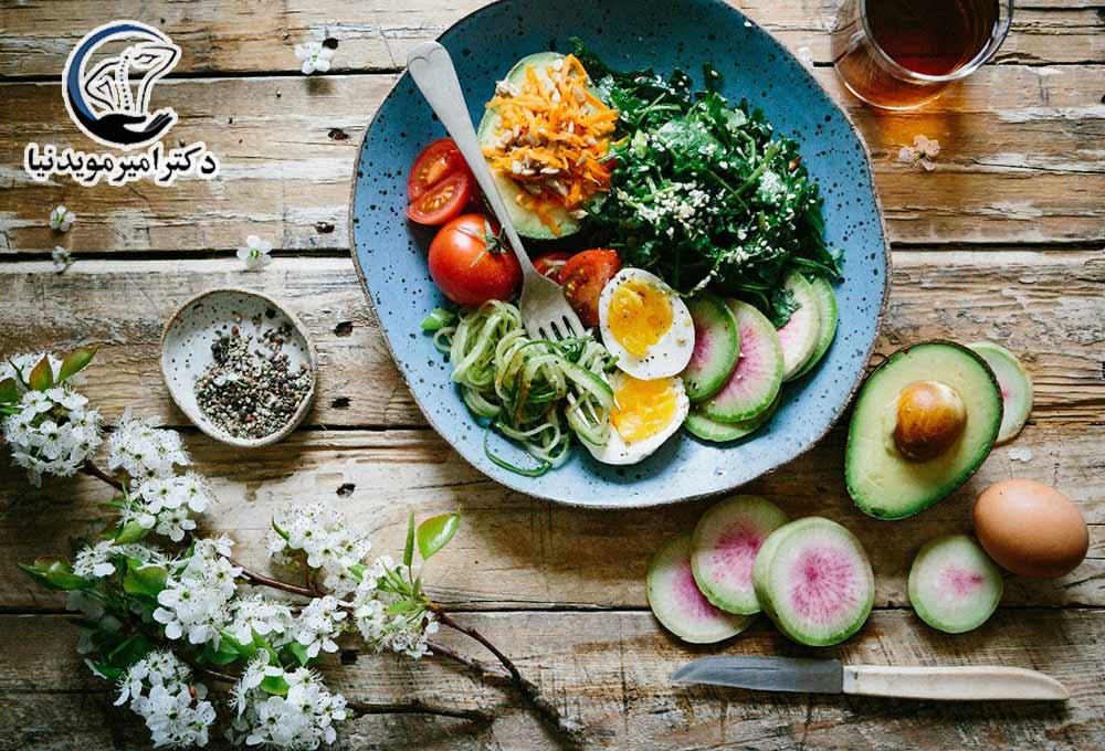 رژیم غذایی مناسب برای درمان دیسک کمر